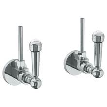 Watermark 321-MAS2-S2-PC - Lavatory Angle Stop Kit -1/2'' IPS x 3/8'' OD Compression