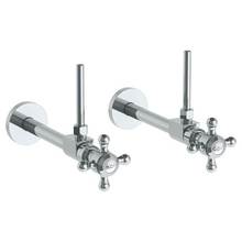 Watermark 321-MAS3-V-PC - Lavatory Angle Stop Kit -1/2'' Sweat x 3/8'' OD Compression
