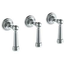 Watermark 321-WTR3-S2-PC - Wall Mounted 3-Valve Shower Trim