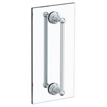 Watermark 322-0.1-18DDP-GP - Rochester 18” double shower door pull/ glass mount towel bar