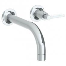 Watermark 34-1.2-DD2-PC - Wall Mounted 2 Hole Lavatory Set with 7 1/2'' CTC Spout