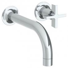 Watermark 34-1.2-DD3-PC - Wall Mounted 2 Hole Lavatory Set with 7 1/2'' CTC Spout