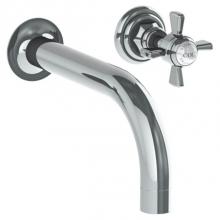 Watermark 34-1.2-S1-PC - Wall Mounted 2 Hole Lavatory Set with 7 1/2'' CTC Spout