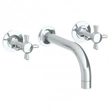 Watermark 34-2.2-B9M-PC - Wall Mounted 3 Hole Lavatory Set with 7 1/2'' CTC Spout