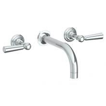 Watermark 34-2.2-S1A-PC - Wall Mounted 3 Hole Lavatory Set with 7 1/2'' CTC Spout