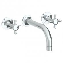 Watermark 34-5-B9M-PC - Wall Mounted 3 Hole Bath Set