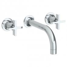 Watermark 34-5-DD3-PC - Wall Mounted 3 Hole Bath Set
