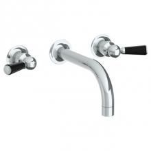 Watermark 34-5-H4-PC - Wall Mounted 3 Hole Bath Set