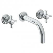 Watermark 34-5-S1-PC - Wall Mounted 3 Hole Bath Set