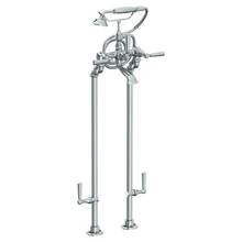 Watermark 34-8.3STP-S1A-GP - Floor Standing Bath Set with Hand Shower and Shut-Off Valves