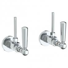 Watermark 34-MAS1-S1A-PC - Lavatory Angle Stop Kit -1/2'' Compression x 3/8'' OD Compression