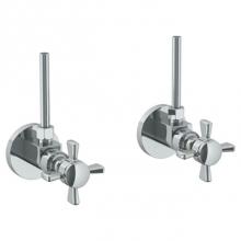 Watermark 34-MAS2-B9M-PC - Lavatory Angle Stop Kit -1/2'' IPS x 3/8'' OD Compression