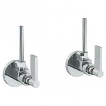 Watermark 34-MAS2-DD2-PC - Lavatory Angle Stop Kit -1/2'' IPS x 3/8'' OD Compression