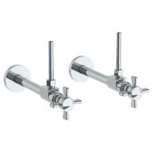 Watermark 34-MAS3-B9M-PC - Lavatory Angle Stop Kit -1/2'' Sweat x 3/8'' OD Compression