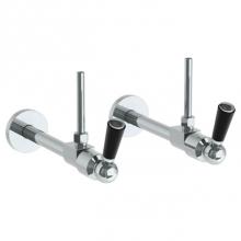 Watermark 34-MAS3-H4-PC - Lavatory Angle Stop Kit -1/2'' Sweat x 3/8'' OD Compression