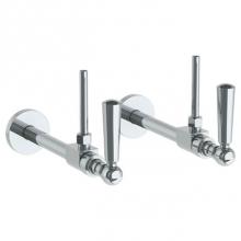 Watermark 34-MAS3-S1A-PC - Lavatory Angle Stop Kit -1/2'' Sweat x 3/8'' OD Compression