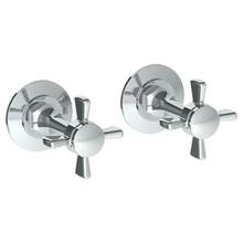 Watermark 34-WTR2-B9M-GP - Wall Mounted 2-Valve Shower Trim