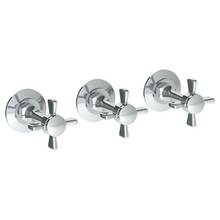 Watermark 34-WTR3-B9M-GP - Wall Mounted 3-Valve Shower Trim