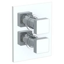 Watermark 35-T20-ED4-GP - Wall Mounted Thermostatic Shower Trim with built-in control, 6 1/4'' X 8''