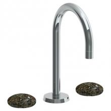 Watermark 36-2-MM-PC - Deck Mounted 3 Hole Gooseneck Lavatory Set