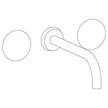 Watermark 36-2.2M-WM-PC - Wall Mounted 3 Hole Lavatory Set with 8 3/4'' spout