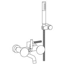 Watermark 36-5.2-HD-PC - Wall Mounted Exposed Bath Set with Hand Shower