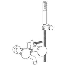 Watermark 36-5.2-HO-PC - Wall Mounted Exposed Bath Set with Hand Shower