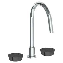 Watermark 36-7G-NM-GP - Deck Mounted 3 Hole Gooseneck Kitchen Faucet