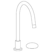 Watermark 36-7.1.3G-WM-WH - Deck Mounted 2 Hole Gooseneck Kitchen Faucet