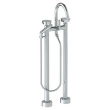 Watermark 36-8.3-BL1-GP - Floor Standing Gooseneck Bath Set with Slim Hand Shower