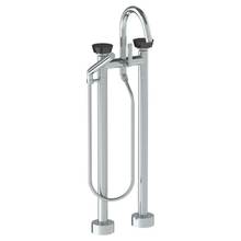 Watermark 36-8.3-NM-GP - Floor Standing Gooseneck Bath Set with Slim Hand Shower