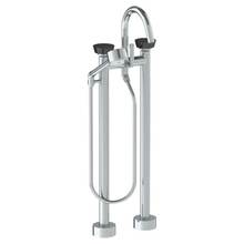 Watermark 36-8.3V-NM-GP - Floor Standing Gooseneck Bath Set with Volume Hand Shower