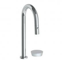 Watermark 36-9.1.3PG2-BL1-PC - Deck Mounted 2 Hole Gooseneck Prep Faucet with Pull Down Spray