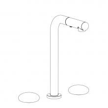 Watermark 36-9P3-MM-PC - Deck Mounted 3 Hole Square Top Prep Faucet with Pull Out Spray