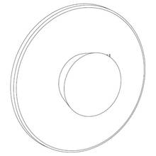 Watermark 36-P80-CM-GP - Wall Mounted Pressure Balance Shower Trim, 7'' dia.