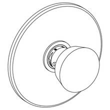 Watermark 36-T10-CM-WH - Wall mounted Thermostatic Shower Trim, 7 1/2'' dia.