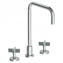 Watermark 37-7-BL3-PC - Deck Mounted 3 Hole Square Top Kitchen Faucet