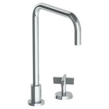 Watermark 37-7.1.3-BL3-GP - Deck Mounted 2 Hole Square Top Kitchen Faucet