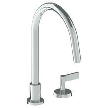 Watermark 37-7.1.3G-BL2-PC - Deck Mounted 2 Hole Gooseneck Kitchen Faucet