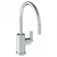 Watermark 37-7.3G-BL2-PC - Deck Mounted 1 Hole Gooseneck Kitchen Faucet