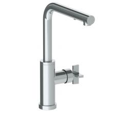 Watermark 37-7.3P3-BL3-PC - Deck Mounted 1 Hole Square Top Kitchen Faucet with Pull Out Spray - Low Spout