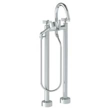 Watermark 37-8.3V-BL3-GP - Floor Standing Gooseneck Bath Set with Volume Hand Shower