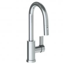 Watermark 37-9.3PG2-BL2-PC - Deck Mounted 1 Hole Gooseneck Prep Faucet with Pull Down Spray