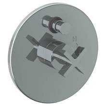 Watermark 37-P90-BL3-WH - Wall Mounted Pressure Balance Shower Trim with Diverter, 7'' dia.