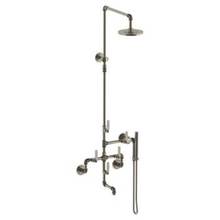 Watermark 38-3.91-EV4-GP - Wall Mounted Exposed Tub/ Shower With Hand Shower Set