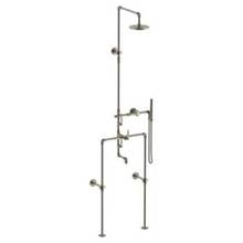 Watermark 38-3.91FLT.1-__-__-__-EV4-WH - Floor Mounted Exposed Thermostatic Tub/ Shower With Hand Shower Set And Diverter