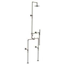 Watermark 38-6.71FLT.1-__-__-__-EV4-WH - Floor Mounted Exposed Thermostatic Shower With Hand Shower Set And Diverter