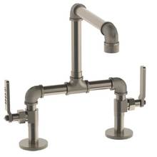 Watermark 38-7.5-EV4-GP - Deck Mounted Bridge Kitchen Faucet