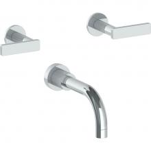 Watermark 70-5-RNK8-GP - Wall Mounted 3 Hole Bath Set