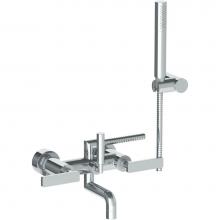 Watermark 70-5.2-RNS4-GP - Wall Mounted Exposed Bath Set with Hand Shower